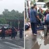 De horror,  trabajadores de limpia del IPN  son atropellados intencionalmente  durante protesta