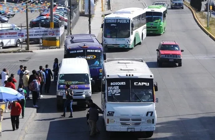 Fracasa Paro del Transporte Público Convocado por Concesionarios en Puebla