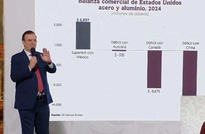 Ebrard explicará a Greer y Lutnick por qué los aranceles al acero y aluminio son una mala idea